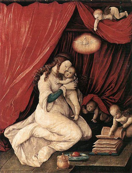 Virgin and Child in a Room, Hans Baldung Grien